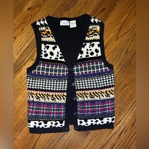 Erika Multicolor Patterned Vest